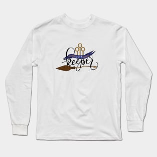 Black 'I'm A Keeper' Pun - Blue Long Sleeve T-Shirt